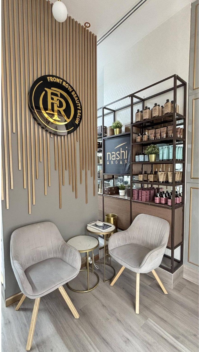 Modern interior at Front Row Beauty Salon